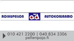 Roihupellon autokorjaamo Oy logo